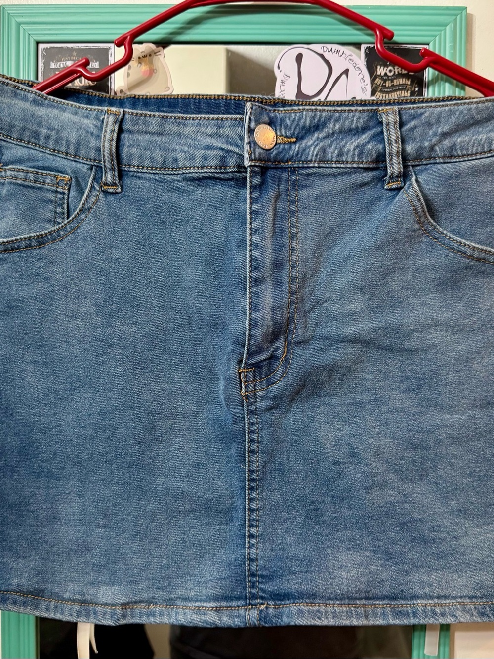 Women’s denim mini skirt